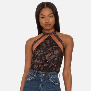 Free people bandana halter top
